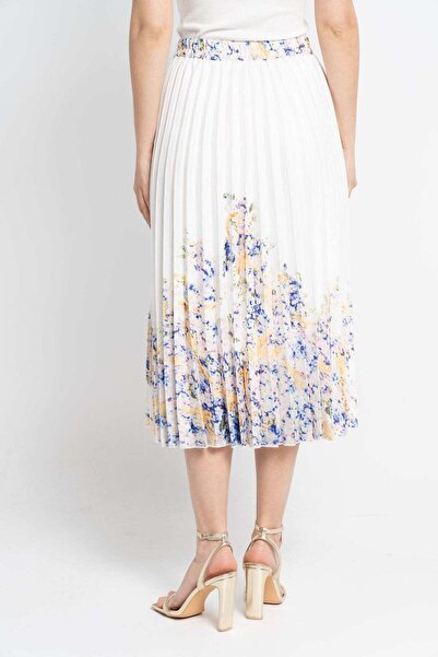 Nichii Pleated Midi Skirt