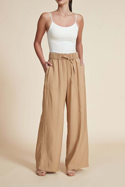Yola بنطلون طويل بخصر مرتفع