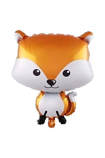 PartiCompany Fox Foil Balloon – 56 X 43 cm 🎈 🦊 ✨