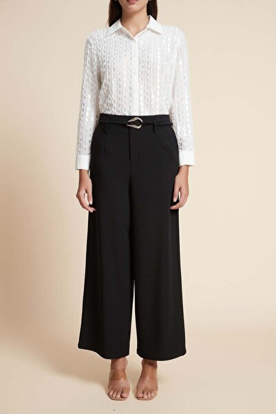 Yola Solid Wide-Leg Pants