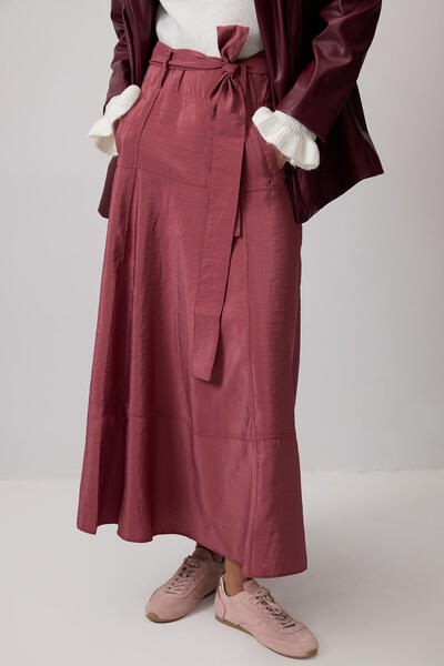 Touché Privé Belted Kupla Skirt