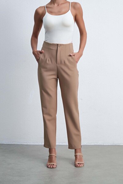 Livia بنطال طويل سادة