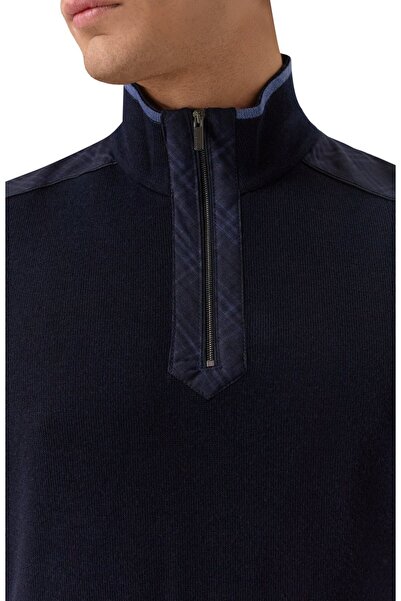 PAUL&SHARK Men's Knitted Wool Zipped Sweater