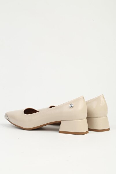 Pierre Cardin Cream Women's Heeled Shoes Pc-55146