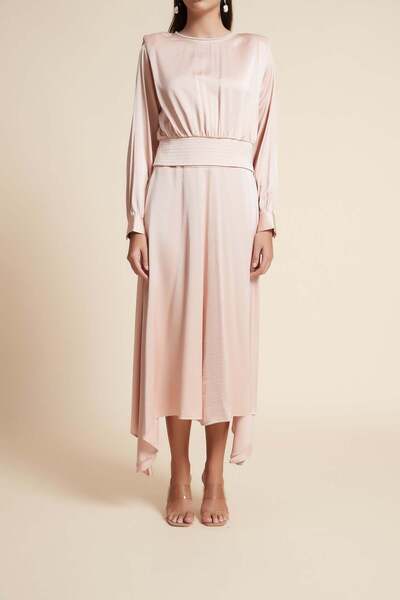 Yola Wide-Leg Midi Skirt