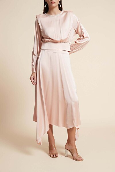 Yola تنورة ميدي واسعة الساق