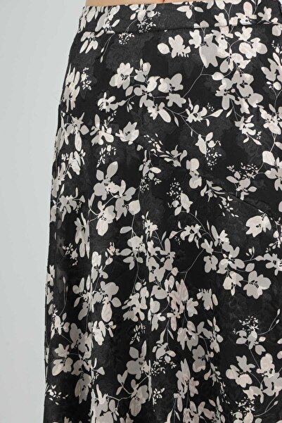 mica تنورة ميدي واسعة الساق مزينة بالزهور