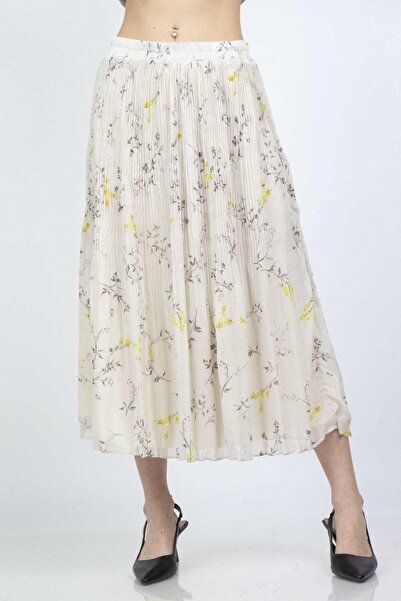 mica تنورة ميدي الأزهار