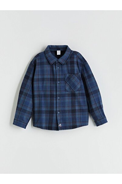 LC Waikiki LCW детска карирана риза за момче с дълъг ръкав