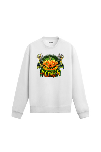 Colermi سويت شيرت بتصميم اليقطين على شكل أيدي زومبي بطابع الهالوين