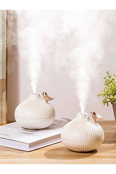 Genel Markalar Ultrasonik 300 Ml Hava Nemlendirici Buhar Makinesi Kuş Detaylı...