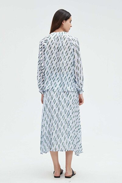 Nichii Printed Midi Skirt