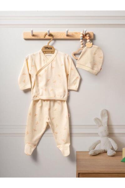 Tiffany Organik Bird Theme 3lü Zıbın Set