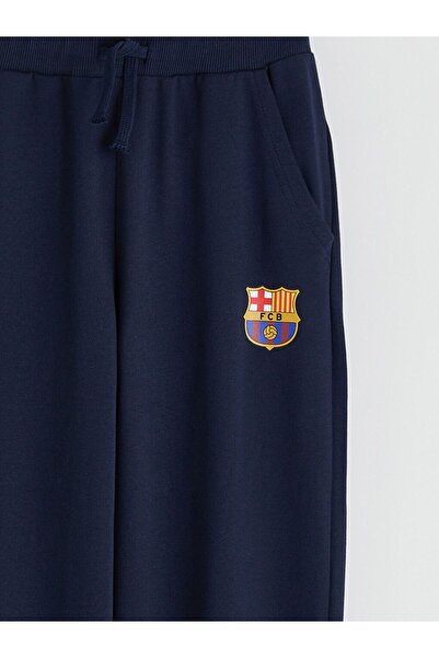 LC Waikiki LCW Kids Kapüşonlu Barcelona Baskılı Erkek Çocuk Eşofman Takımı