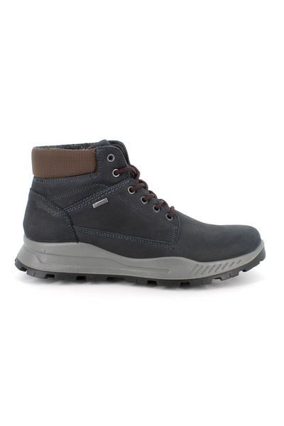 IGI&CO Men's Boots 8629744 Nabuk Gum Lana Goretex Blu Scuro