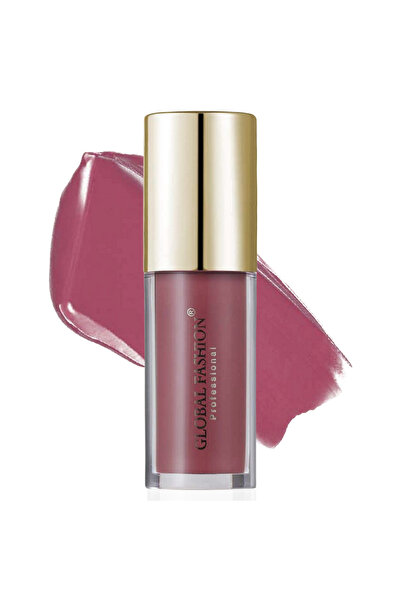 global fashion ملمع شفاه مخملي مطفي يدوم طويلاً، 4 غرام - 24 لونًا، خفيف الوزن، يدوم طويلاً، مرطب، غير لزج