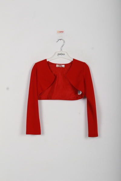 incity Girls' Long Sleeve Stylish Bolero