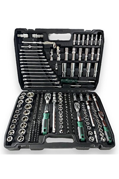 Epilons كامل المهنية ألمانيا 72 الأسنان المائل السقاطة 216 قطعة مجموعة مقابس ...