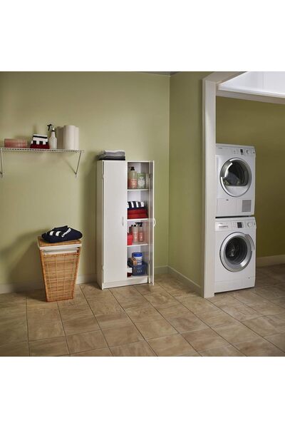 Modern home ClosetMaid Cabinet, 24-Inch, White