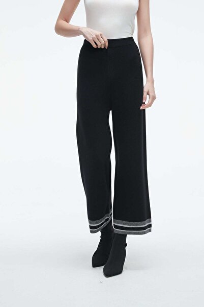 Yola Solid Full Length High-Waist Pants