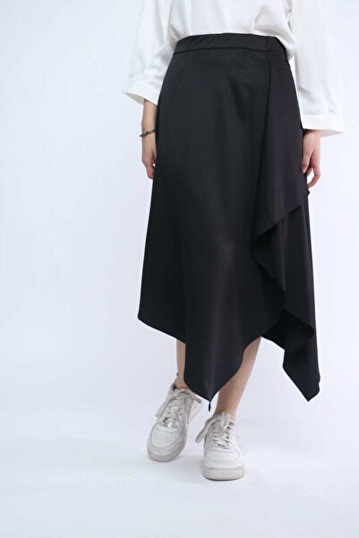 mica Midi Ruffled Skirt