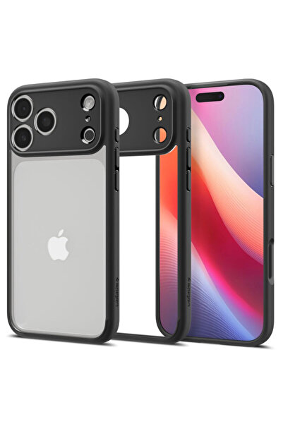 Spigen Carcasă hibridă pentru iPhone 17 Pro Max Ultra, neagră