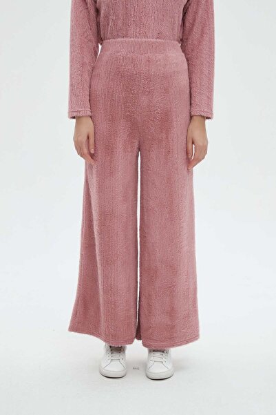 mica Solid Full Length Relaxed Fit Pants