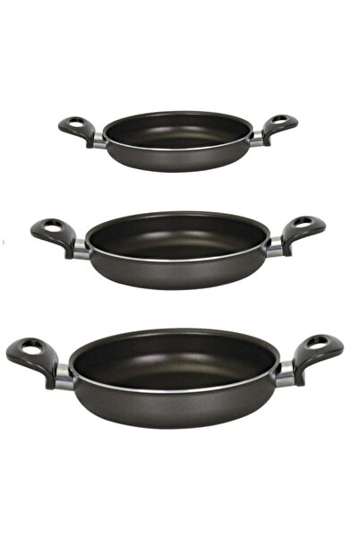 Mehtap Onyx Triple Set Without Lid Saucepan Set 18-20-22cm