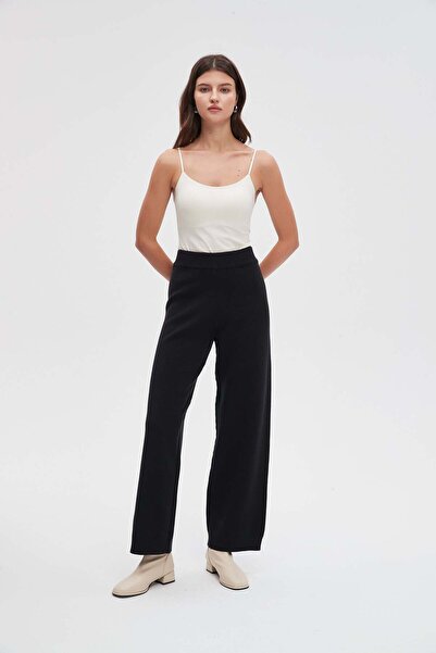 Livia بنطلون واسع الساق سادة