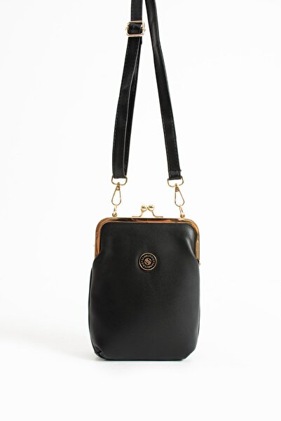 CCWAY AYAKKABI Γυναικεία τσάντα χειρός και τσάντα ώμου Mirket Μαύρη με 3 θήκε...