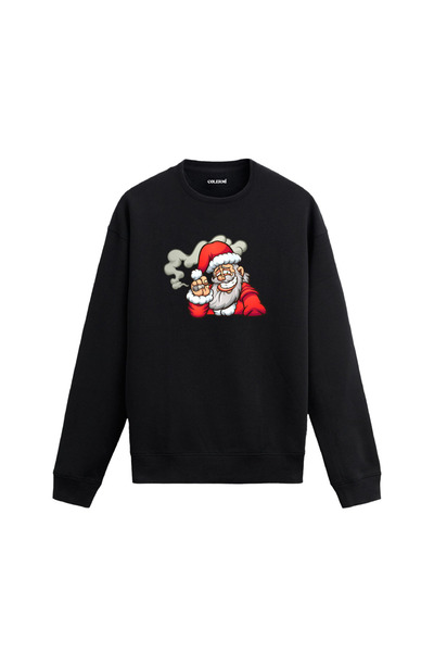 Colermi سترة رياضية عليها صورة سانتا كلوز