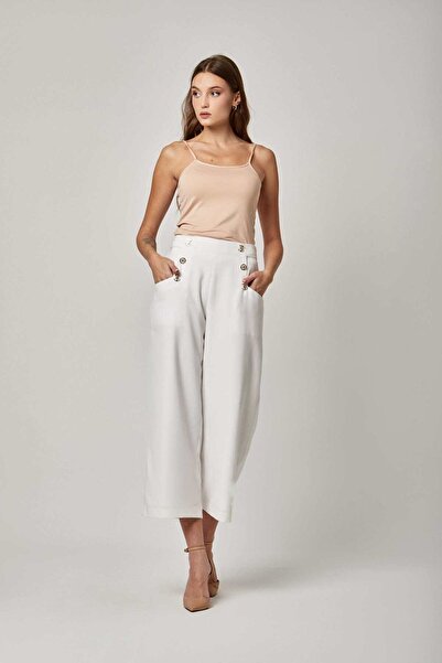 DALYDRESS Solid Wide-Leg Pants