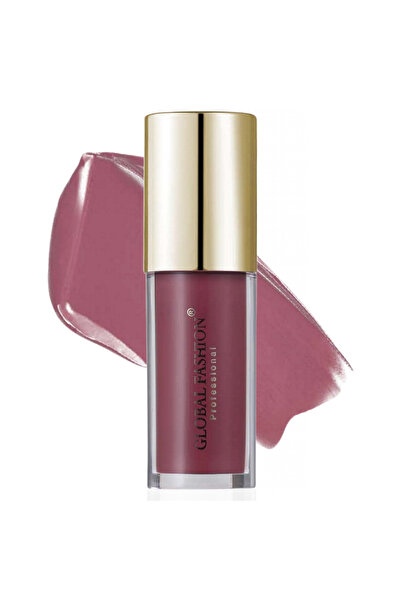 global fashion ملمع شفاه مخملي مطفي يدوم طويلاً، 4 غرام - 24 لونًا، خفيف الوز...