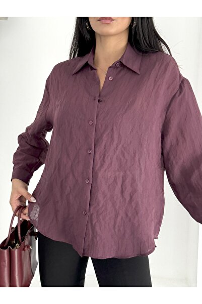 NOA LİNE Oversize ριγέ γυναικείο πουκάμισο