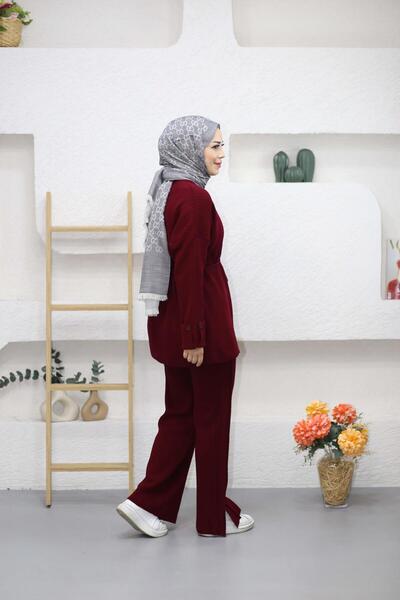 AVSARWEAR Buttoned Premium Fabric Knitwear Double Suit