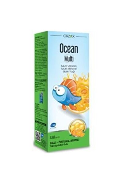 Ocean Kral Şakir Multivitamin and Multimineral Syrup - 150 Ml