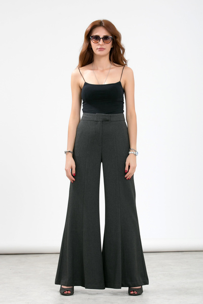 LA PANTE Belted Spanish Trousers with Tassels