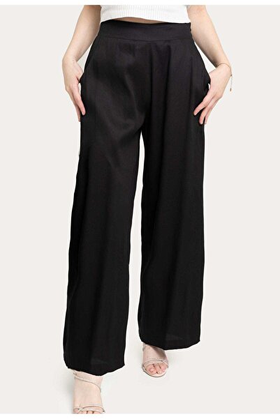 Yola بنطلون سادة بطول كامل