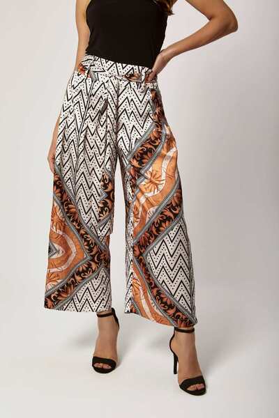 DALYDRESS Printed Tie-Waist Pants
