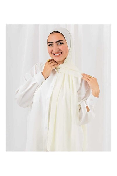 Hejab Fashion Plain crepe chiffon shawl (200cm * 70cm) by Levoal brand
