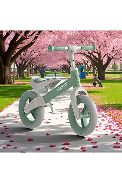 OEM Balance bike for children (80-110 cm), adjustable height, EVA foam wheels, green