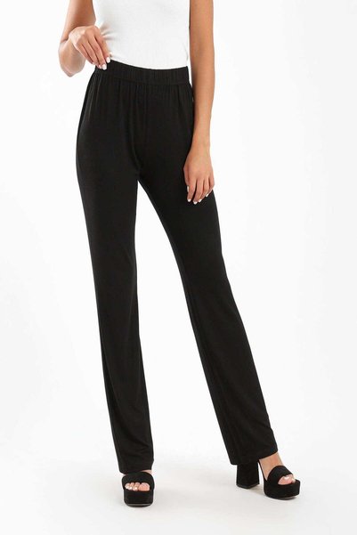 CARINA Solid Viscose Pants
