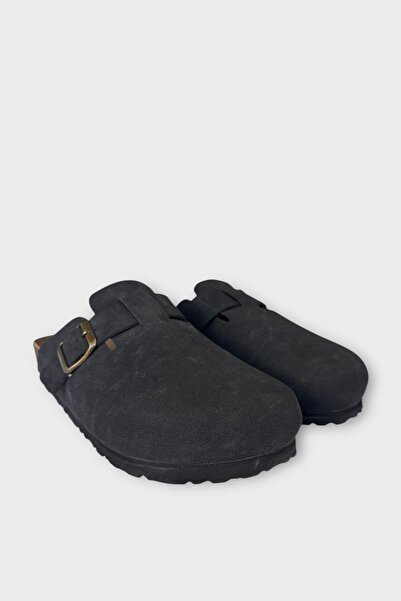 Liger Грибна підошва Бостон Біркенс Модель Щоденні сабо унісекс Домашні капці ЧОРНІ