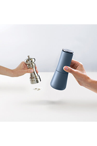 Joseph Joseph Milltop Editions 20157 Set râșniță sare și piper, 16,9x7x7cm, mecanism ceramic, reglabil, albastru