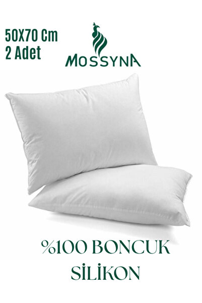 Mossyna 2'li Boncuk Silikon Dolgulu Yastık 50 X 70 Cm Nonwoven Yıkanabilir