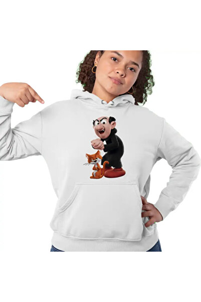 OEM Hanorac Femei Strumfii Gargamel Azrael Vrajitor