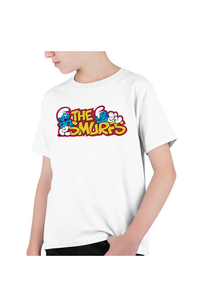 OEM Tricou Copii Baieti Satul Strumfilor