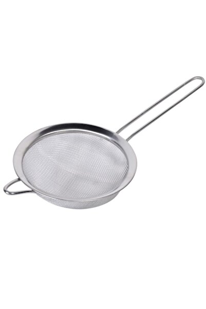 ANTBRO Metal strainer with handle and small holes Antbro, 16 cm