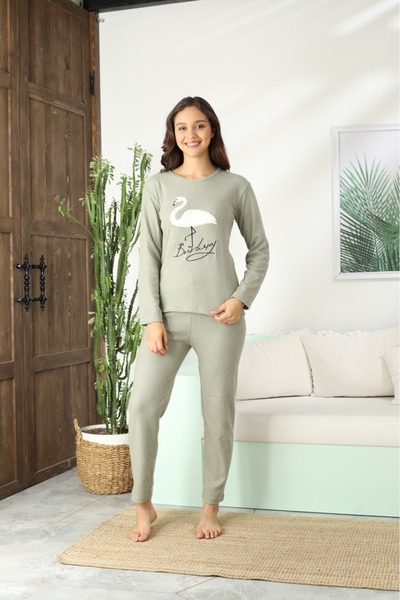 LİLA İÇ GİYİM Teenager-Approved Interlock Pajama Set