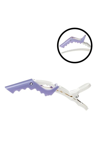 OEM Clame Par Coafor, Model Dublu, Multicolor, Set 4 Bucati, 12cm, Plastic